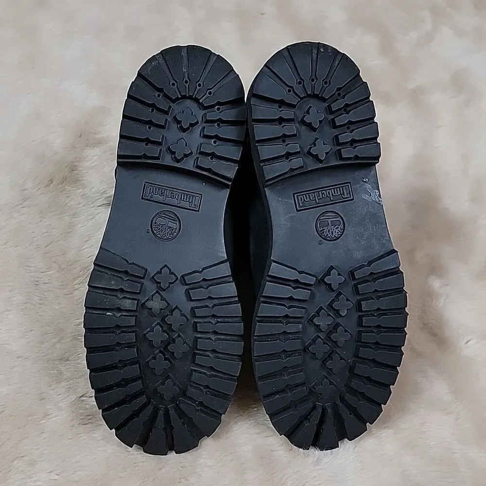 **HOST PICK** TIMBERLAND KIDS' 6” BLACK PREMIUM WATERPROOF CASUAL BOOTS, SIZE 5